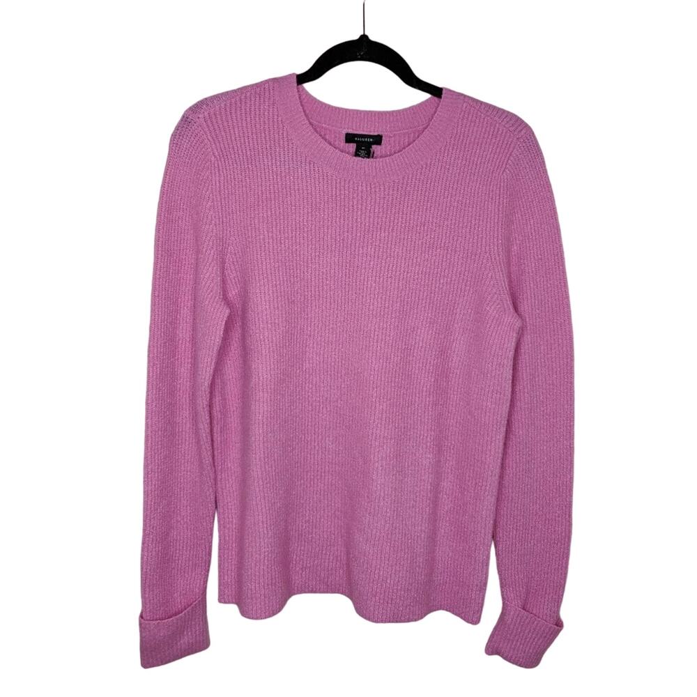 Halogen (Nordstrom) Cuffed Sleeve Sweater in Crayon Pink - Size M - NWT
